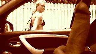 dick flash in car, several girls watching hot sex video nude