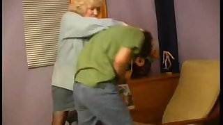 Masturbating Boy Caught by Milf 