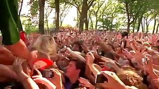 lady gaga licked and groped while crowd surfing 