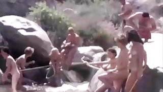 Nudist Families Trip to the Mountains (1960s Vintage) 