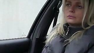 Bitch STOP - Blonde Czech MILF picked up at the bus station 