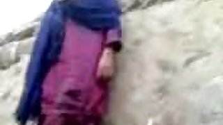Pakistani Village Girl Fucking Hiding Against Wall 