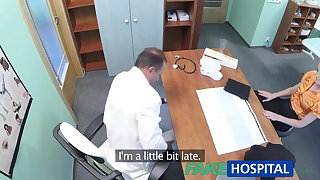 FakeHospital Doctor fucks his hot blonde bosses wife 